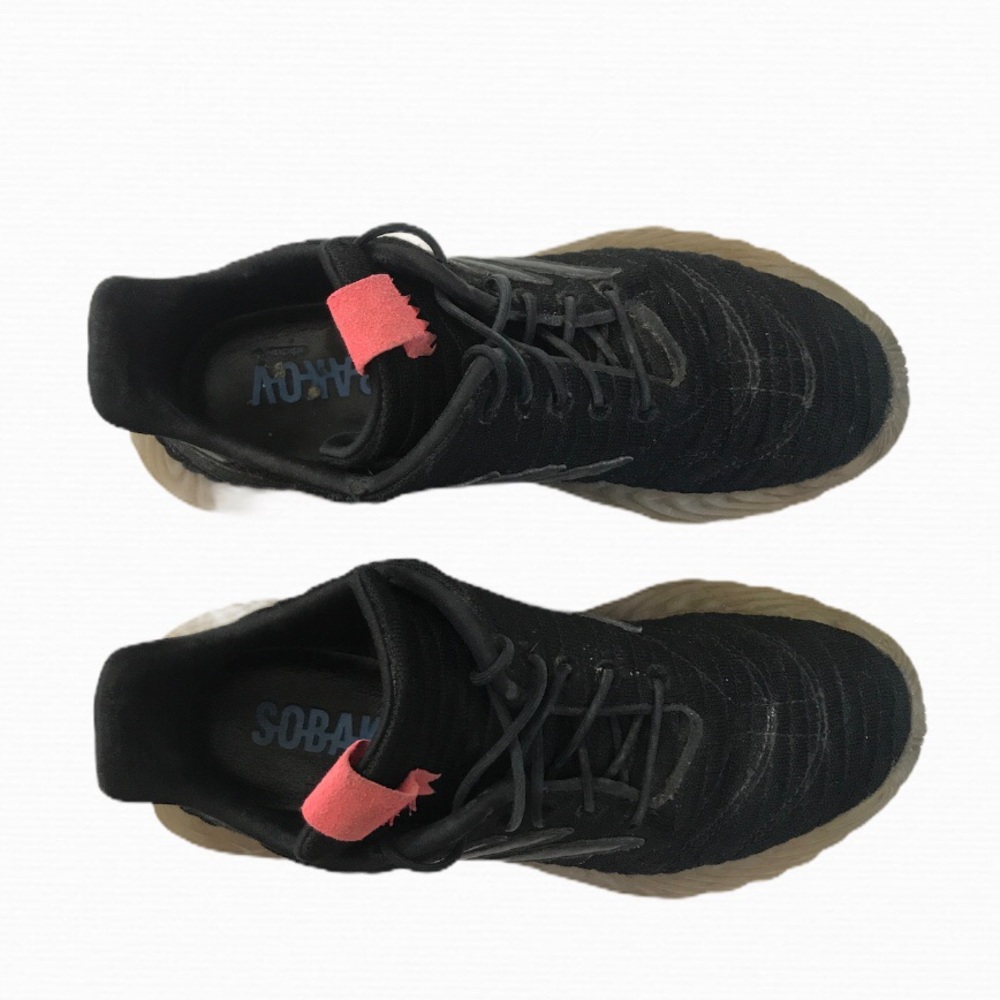 ***SOLD!***Adidas Sabakov black Leather sneakers 9 - Picture 7 of 8